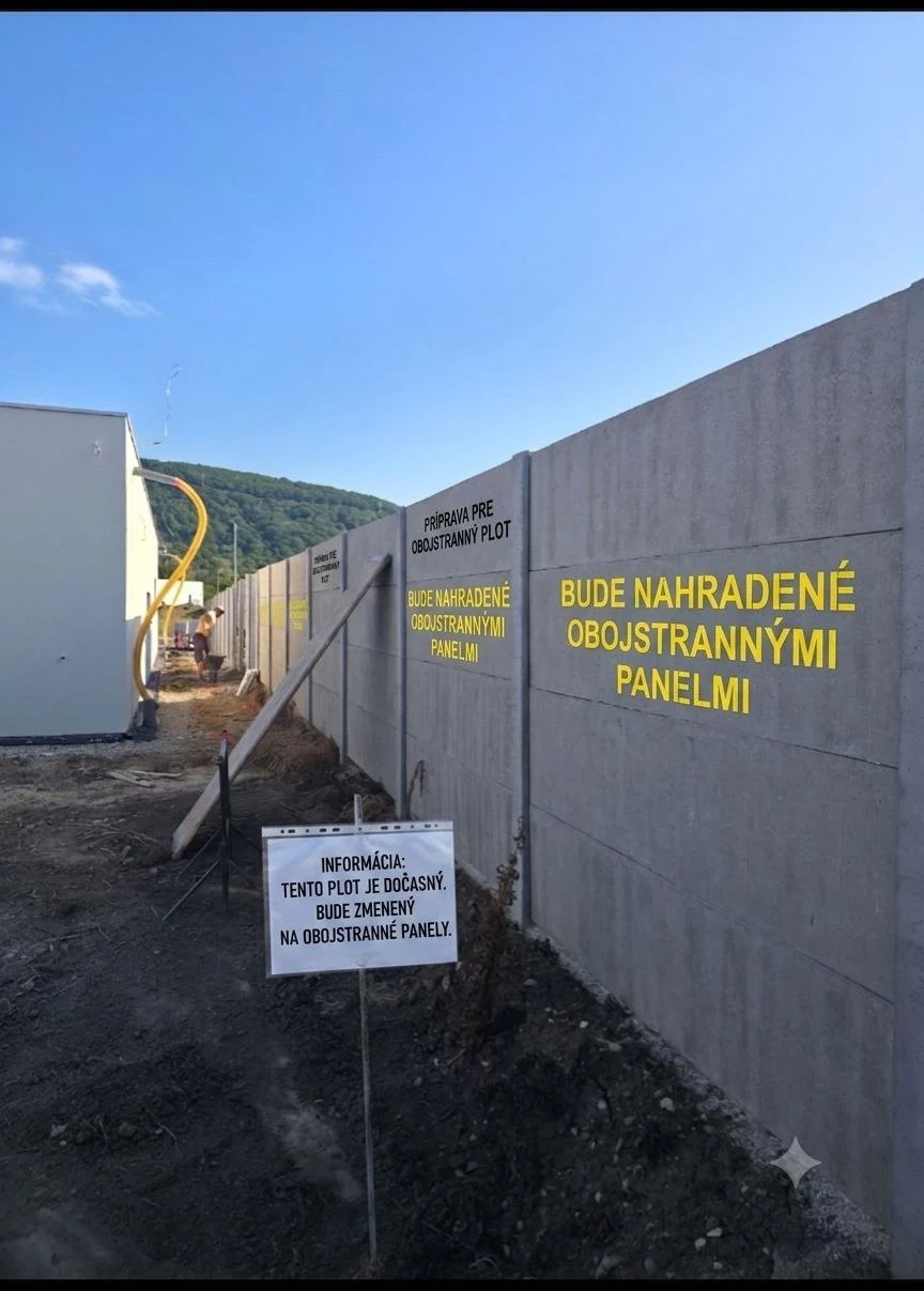 Kompletná rekonštrukcia: Demontáž starých a montáž nových panelov kombinovaného plota. - 11