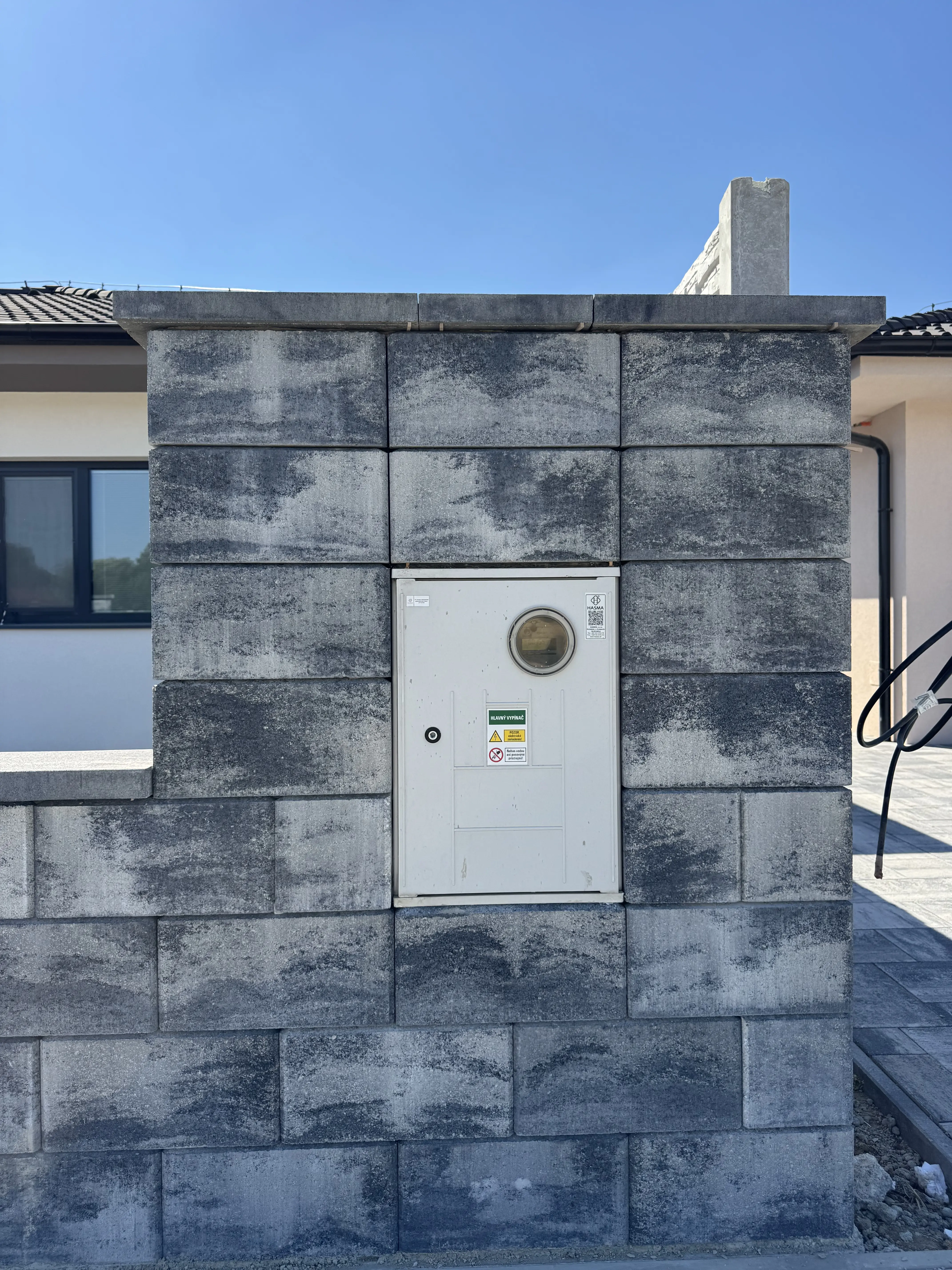 Realizácia murovaného plotu – Dechtice - 6
